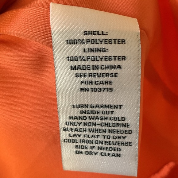 Nanette Lepore High Neck Sleeveless Pleated Vivid Coral Dress: Size 6 NWT - Picture 10 of 14